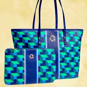 C WONDER 🧜‍♀️NWT  2 piece set: Tote & zip pouch